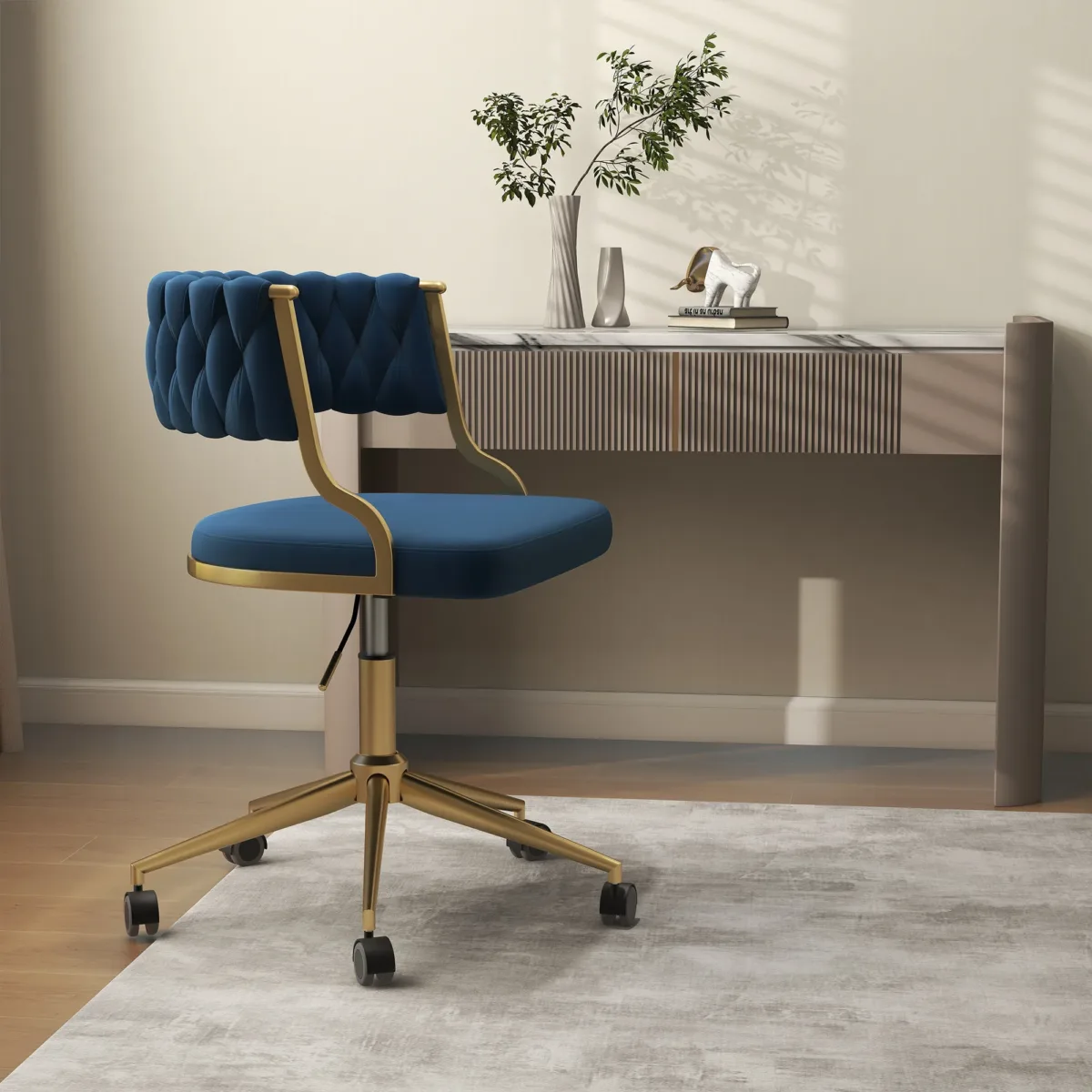 Christal Velvet Task Chair - Image 5