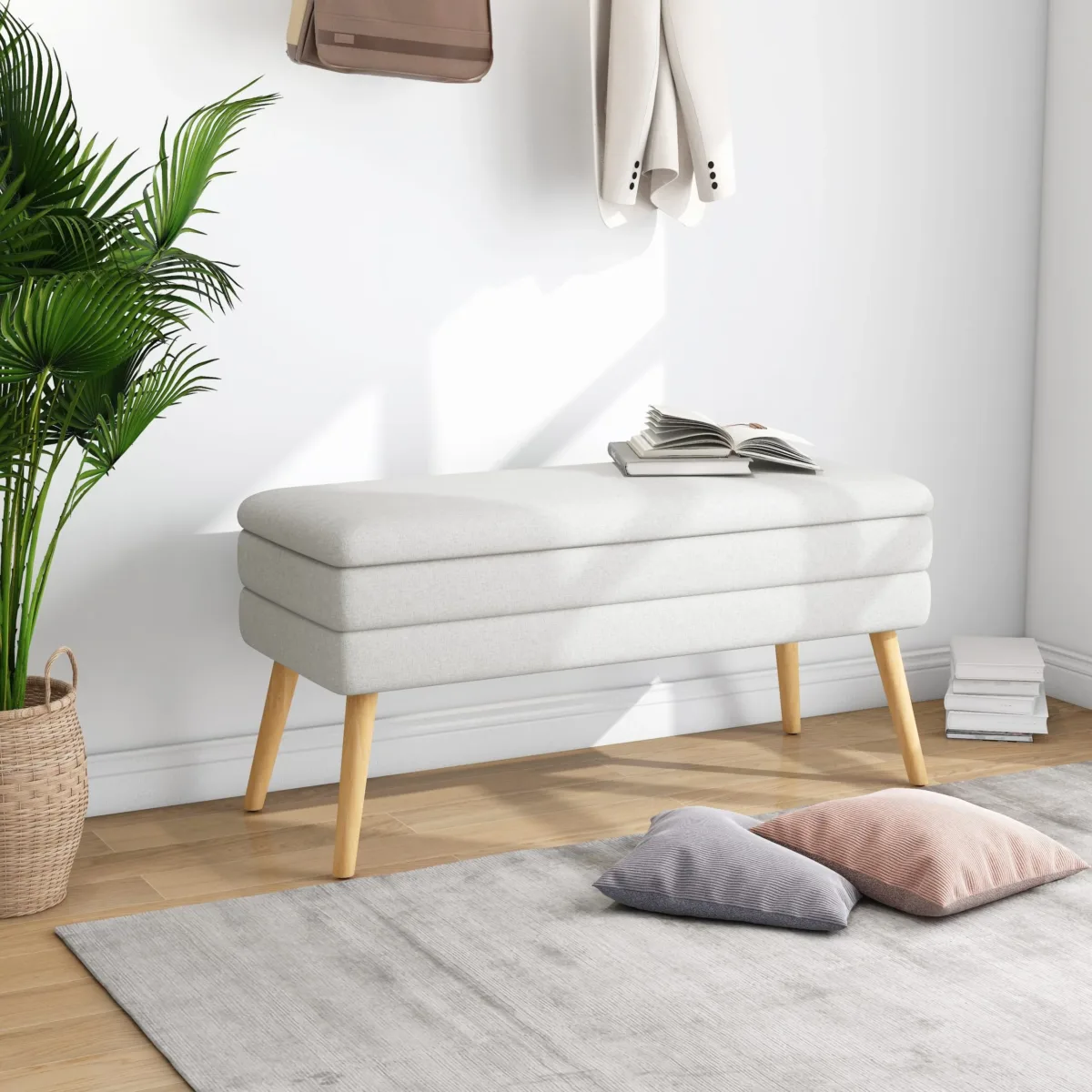 Joelly Upholstered Ottoman - Image 2