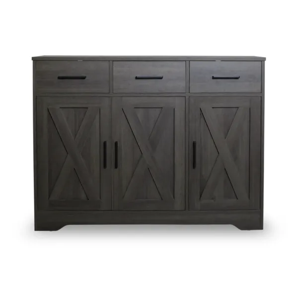 Youssouf 42.4" Wood Accent Cabinet With Three Drawers