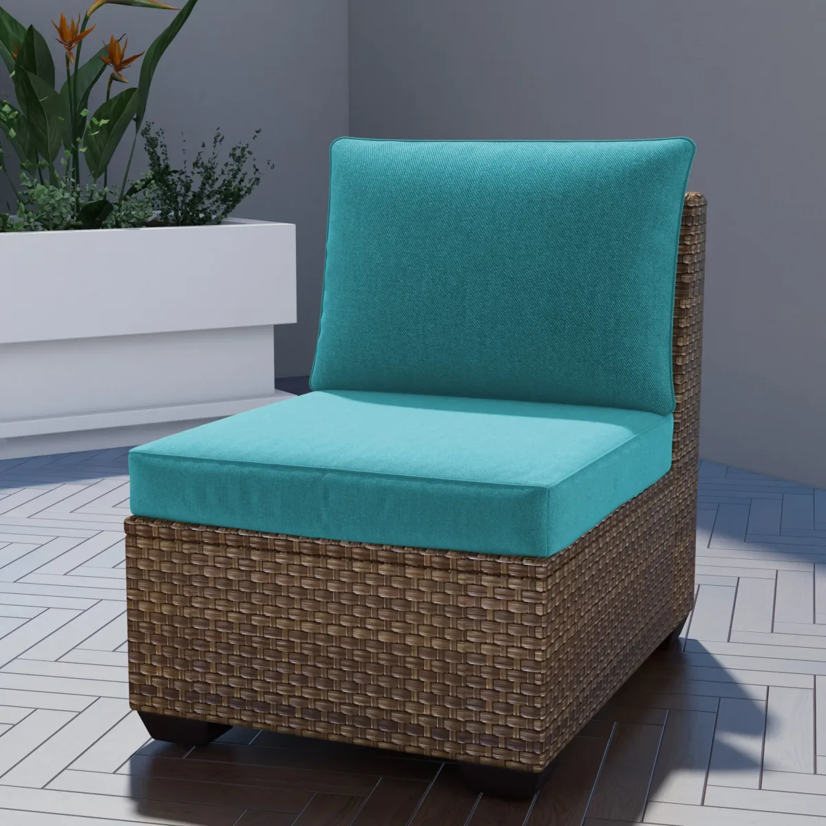 Jakailyn Outdoor 4.9'' Seat / Back Cushion - Image 11