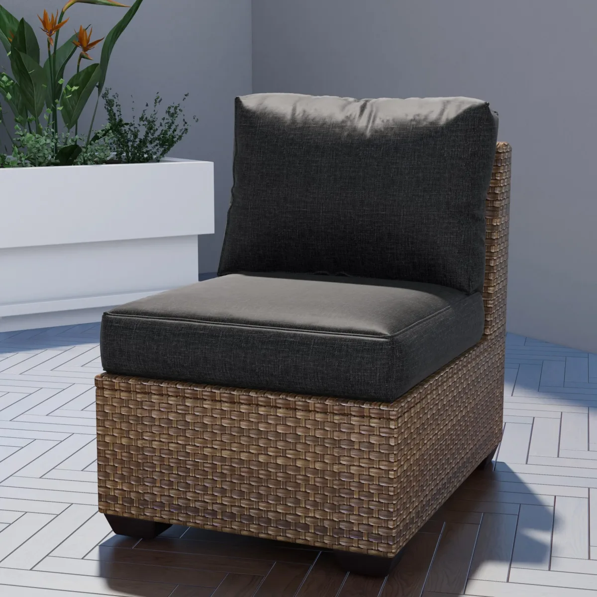 Jakailyn Outdoor 4.8'' Seat / Back Cushion - Image 8