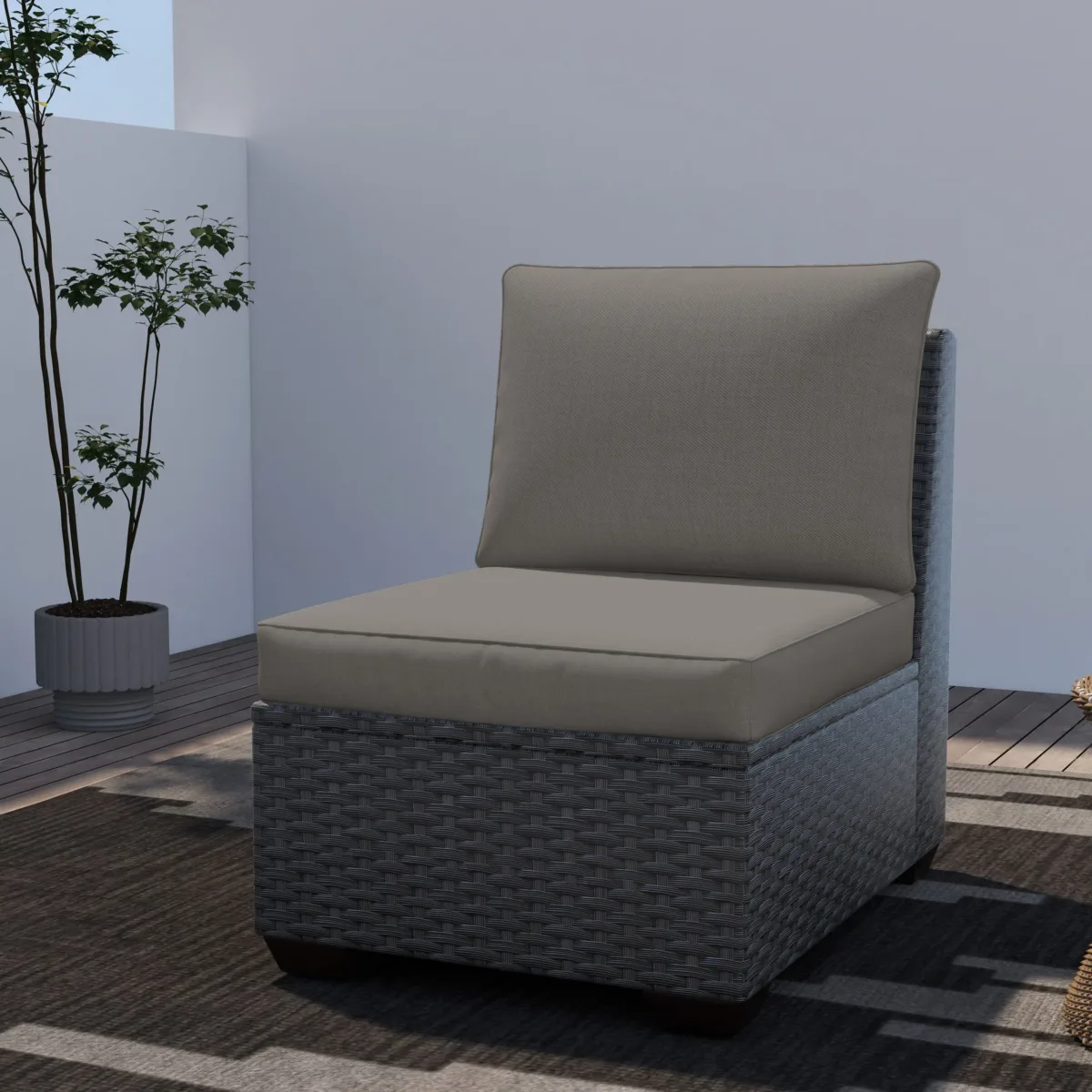 Jakailyn Outdoor 4.9'' Seat / Back Cushion - Image 5