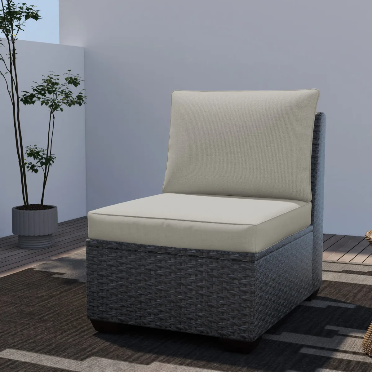 Jakailyn Outdoor 4.9'' Seat / Back Cushion - Image 3