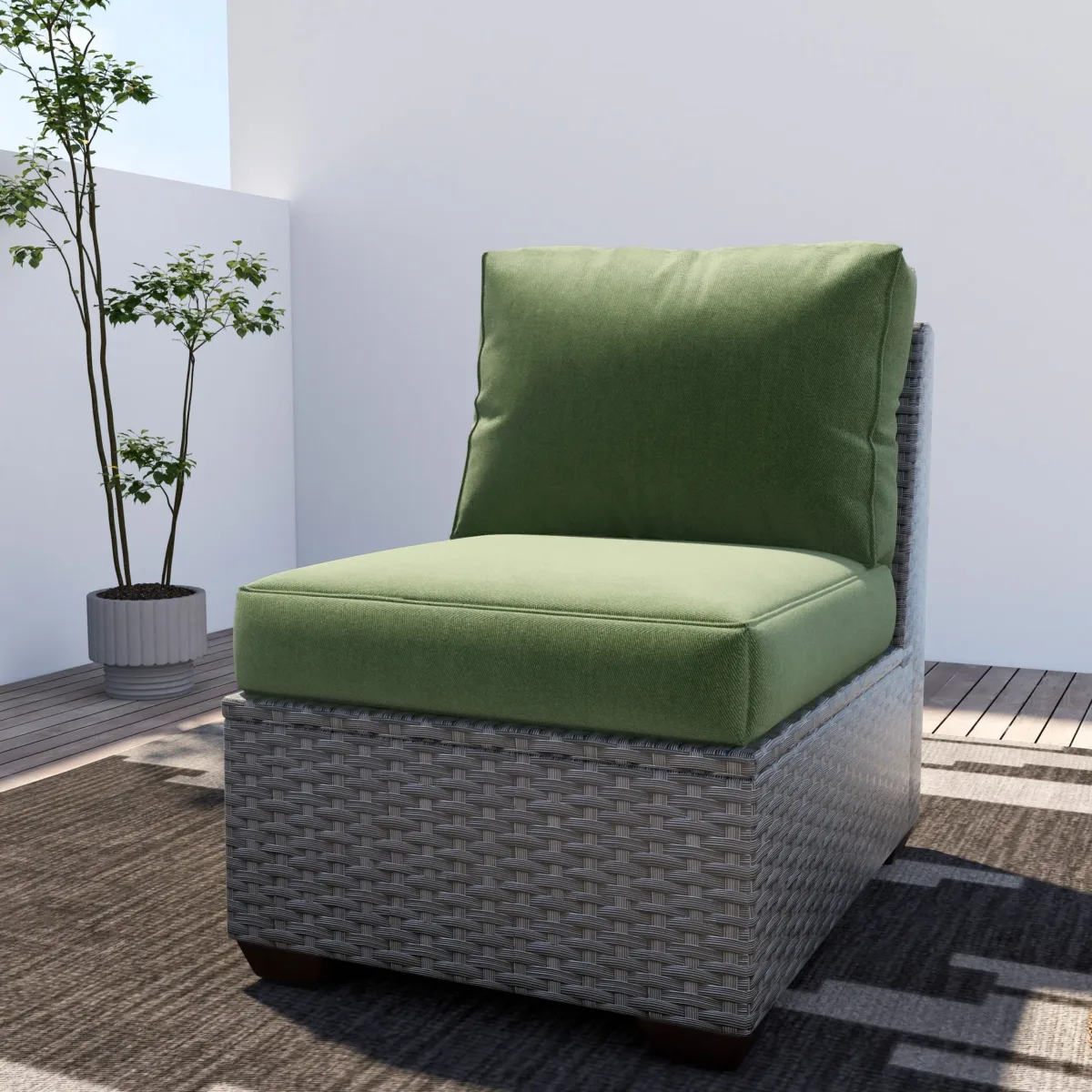 Jakailyn Outdoor 4.8'' Seat / Back Cushion - Image 9