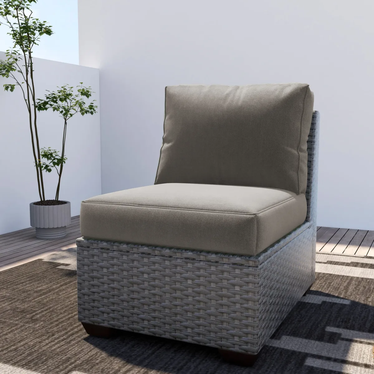 Jakailyn Outdoor 4.8'' Seat / Back Cushion - Image 11