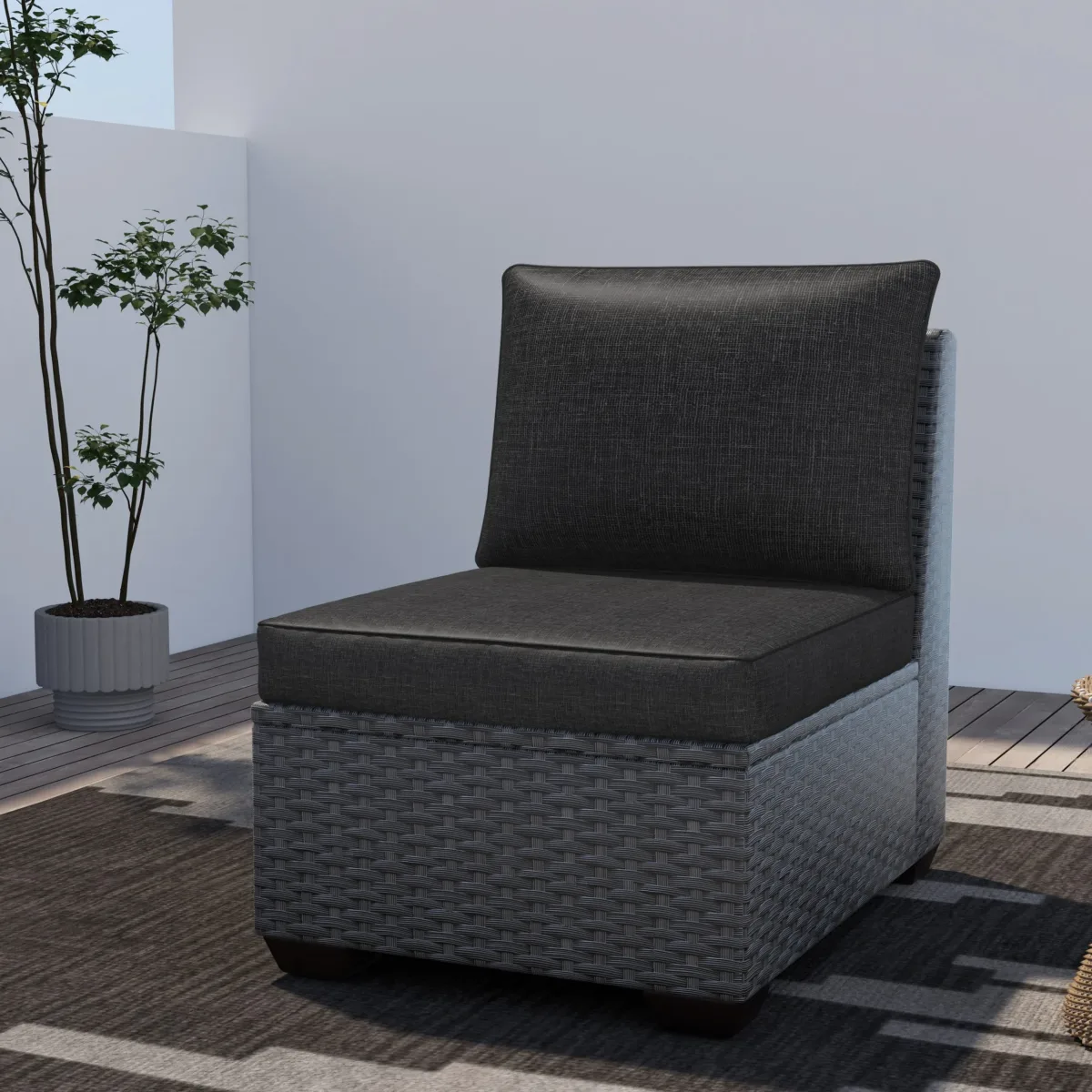 Jakailyn Outdoor 4.9'' Seat / Back Cushion - Image 9