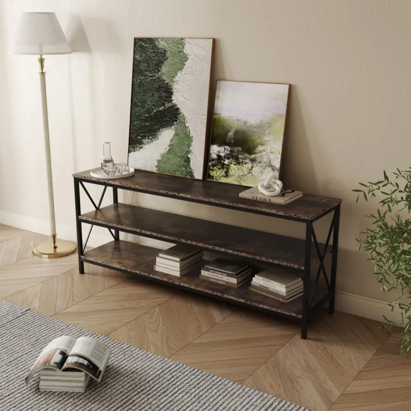 Youssouf 57.9" Wood TV-Stand For TVs Up To 60" - Image 4