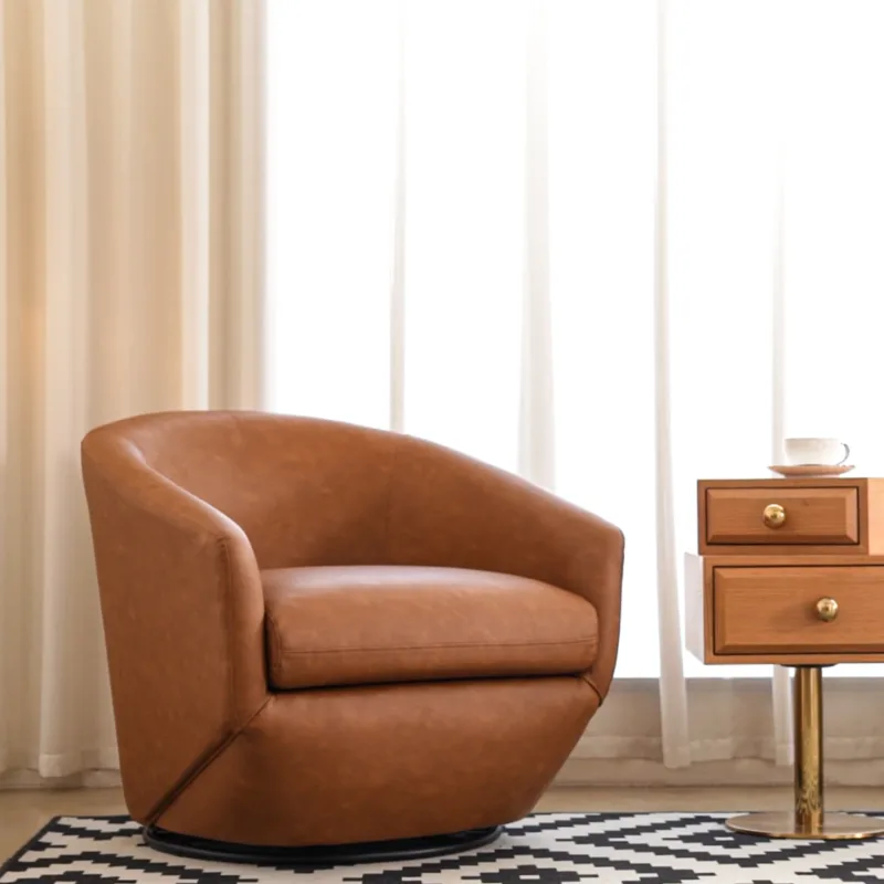 Solvan Swivel Barrel Chair - Image 2