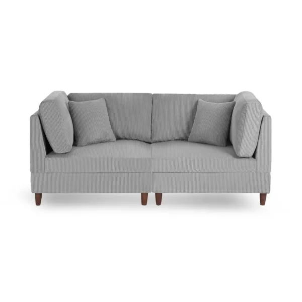Michelyn 81.8'' Corduroy Sofa