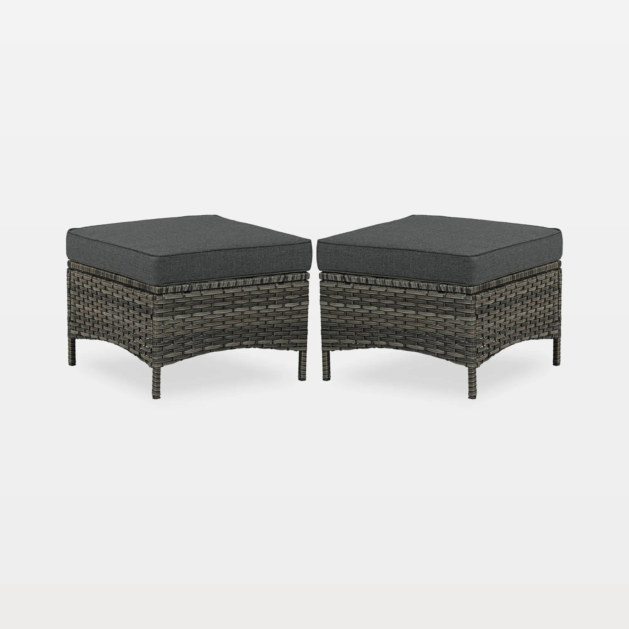fop-odf51888400-main-2-ottoman Outdoor Wicker Ottoman With Cushioned Footrest (Set of 2) - Image 1