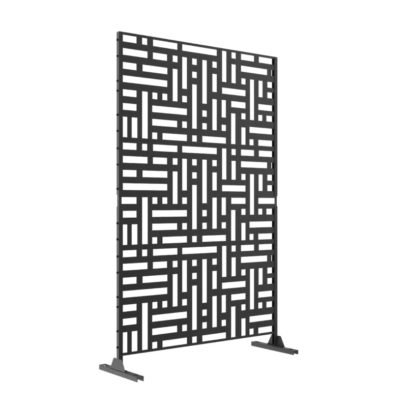 76'' x 47.2'' Privacy Metal Screen Fence Panel