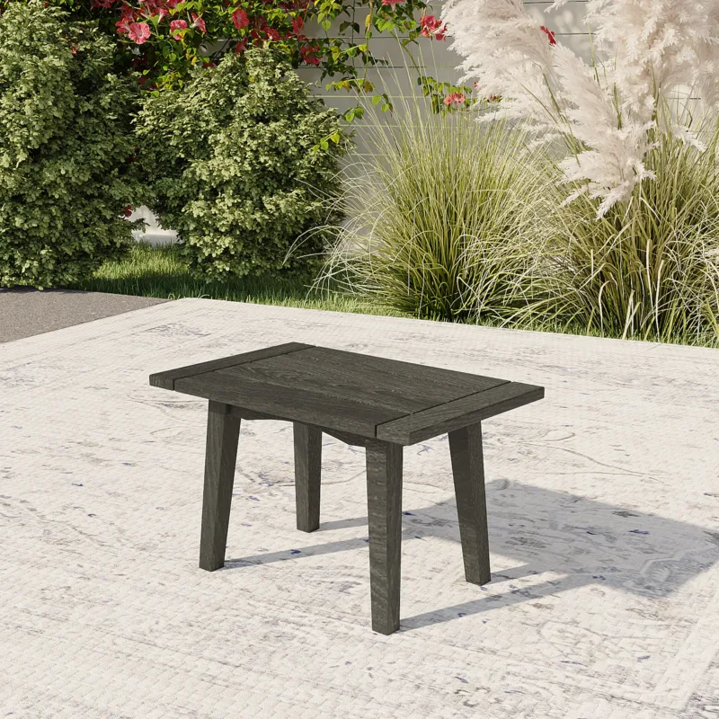 Elysian Solid Wood Outdoor Square Side Table - Image 2