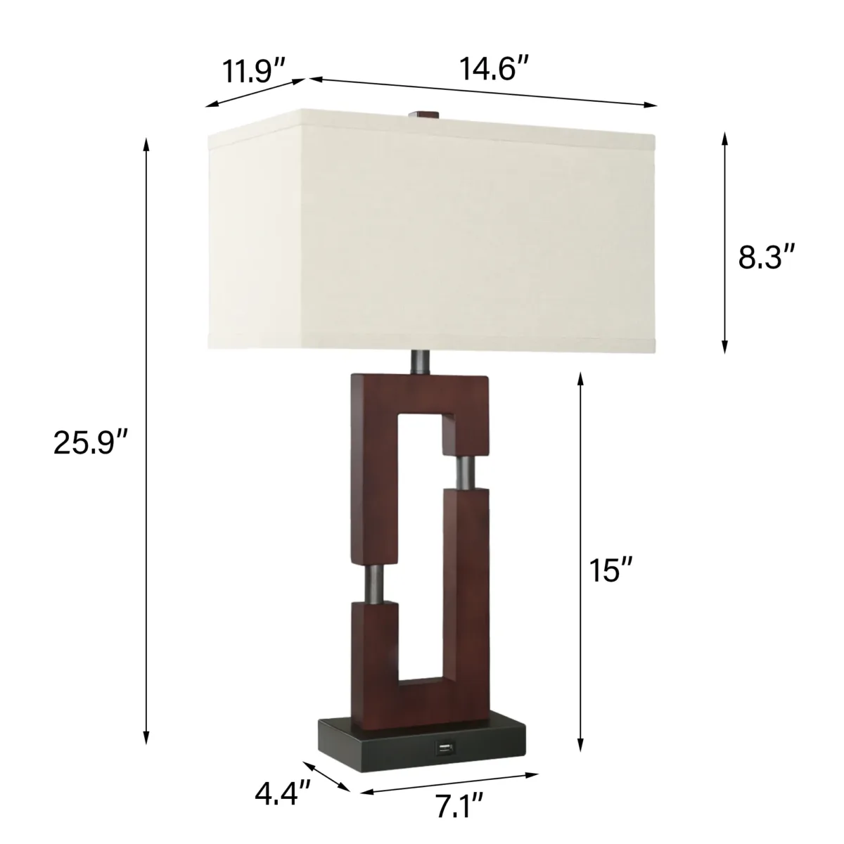 Tomisin USB Table Lamp - Image 2