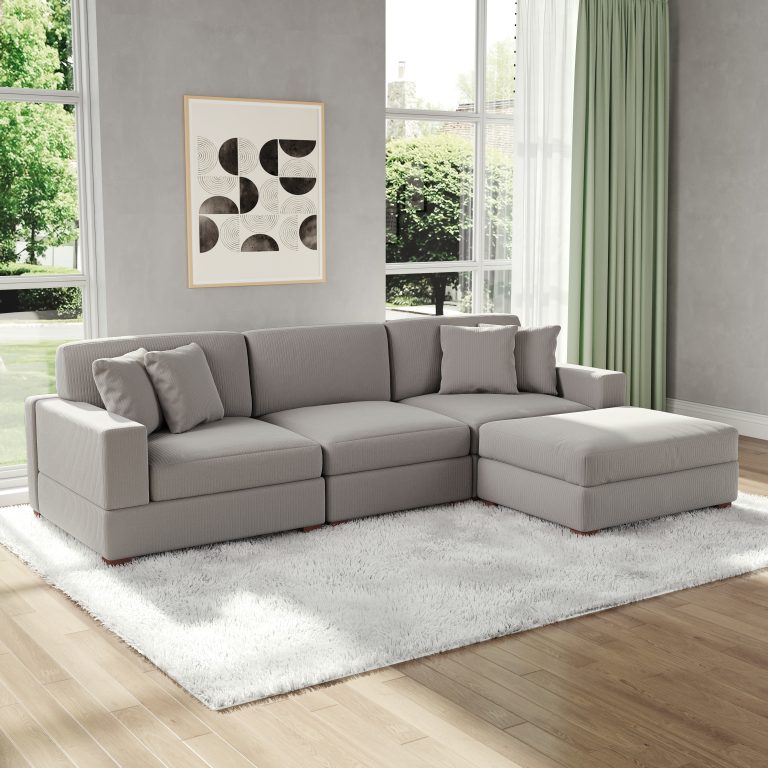 milbrey-4-piece-corduroy-sleeper-sofa-set-with-armchairs-ottomans