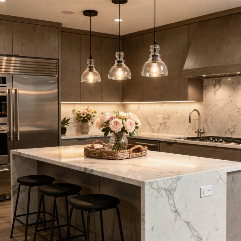 Mincey 1- Light Single Teardrop Pendant - Image 4