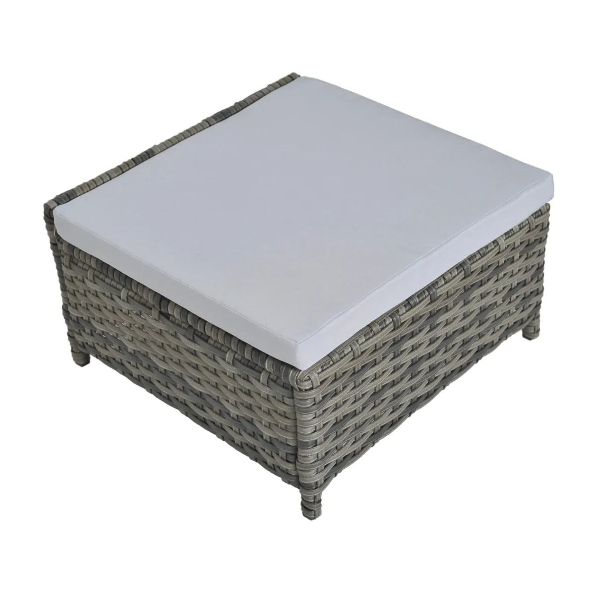 Lazric 5-Piece Wicker Patio Chair Set with Ottomans & Table - Image 8