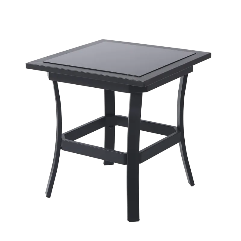 Outdoor Metal 4-Person Patio Set With Two Tables And Cushions - Image 9