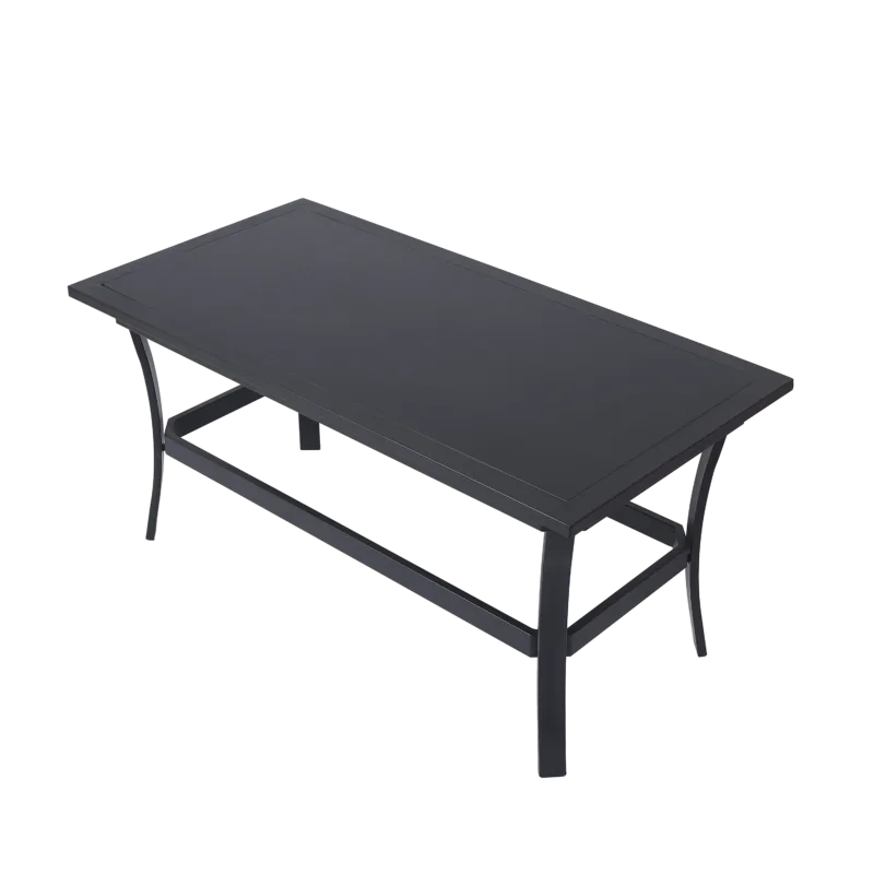 Charron 41.81'' Wide Metal Outdoor Patio Coffee Table