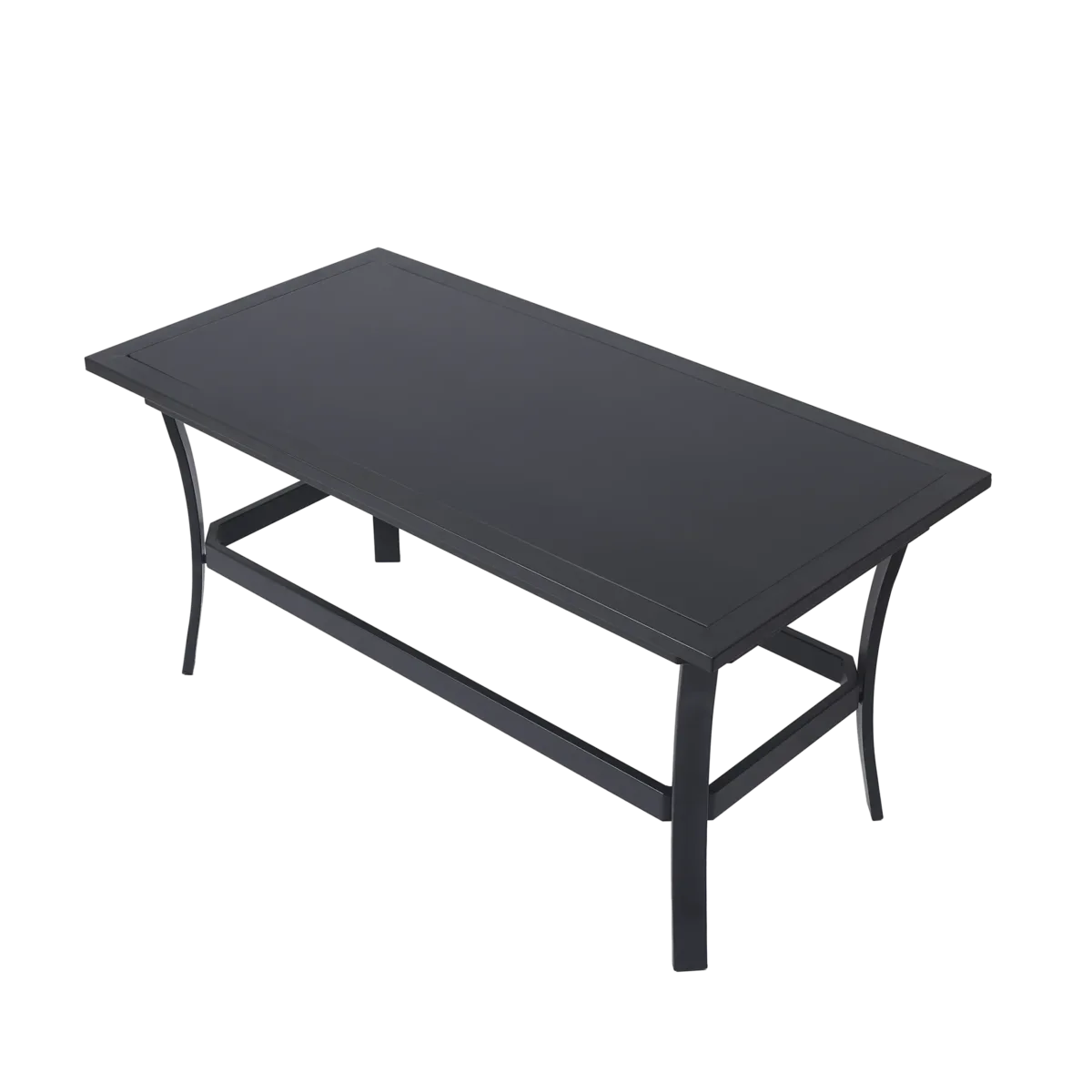 Charron 41.81'' Wide Metal Outdoor Patio Coffee Table - Image 1