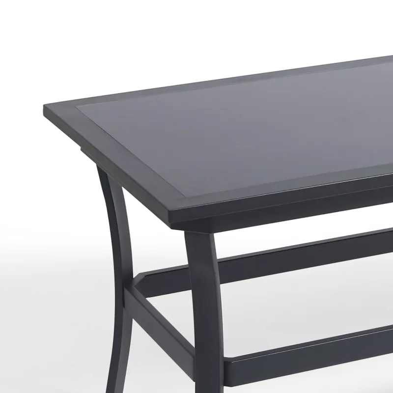 Charron 41.81'' Wide Metal Outdoor Patio Coffee Table - Image 5