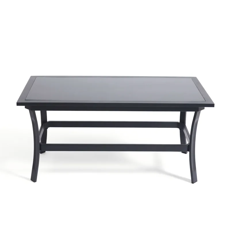 Charron 41.81'' Wide Metal Outdoor Patio Coffee Table - Image 3
