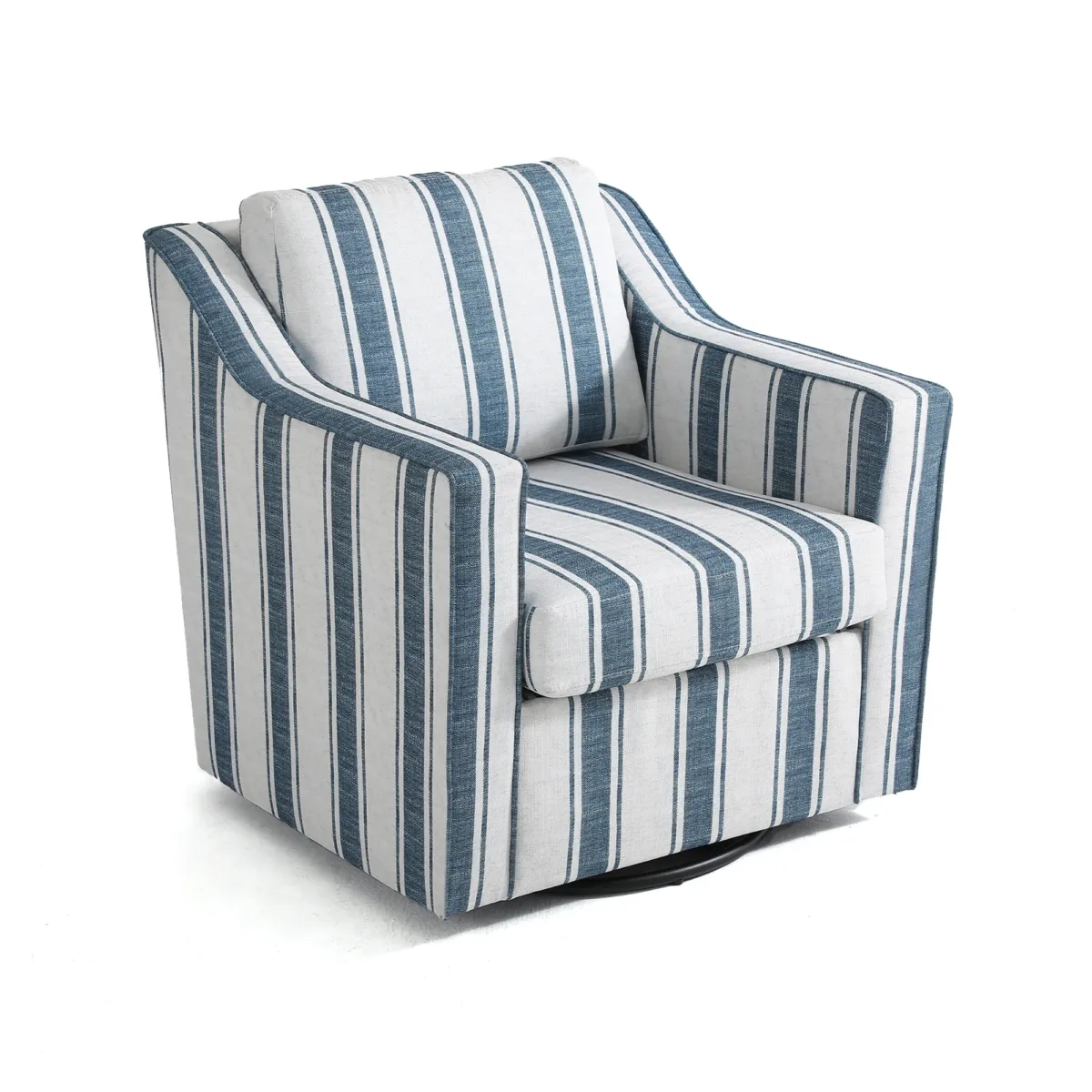 Upholstered Swivel Armchair - Image 6