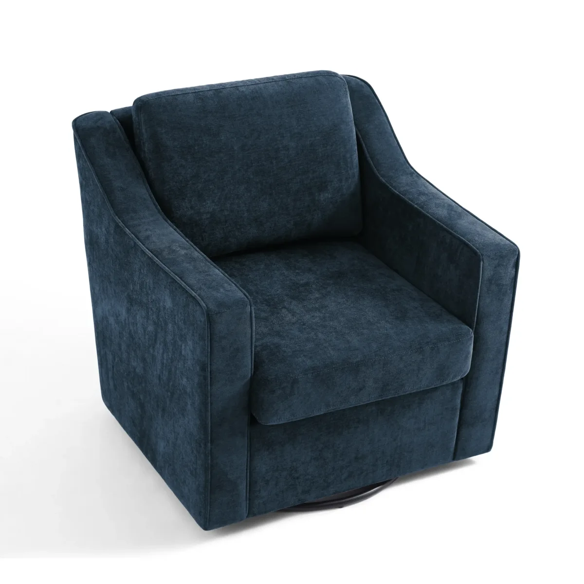 Upholstered Swivel Armchair - Image 5
