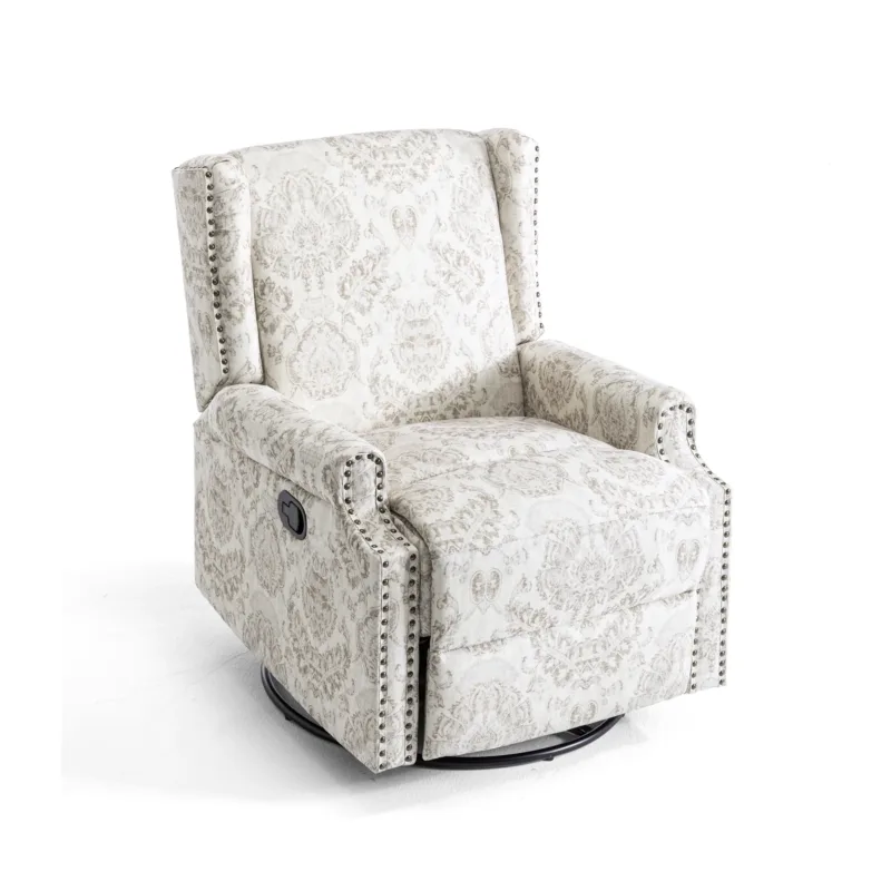 Upholstered Swivel Recliner - Image 2