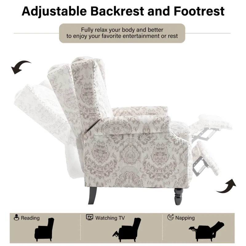 Manual Standard Push Back Recliner - Image 9