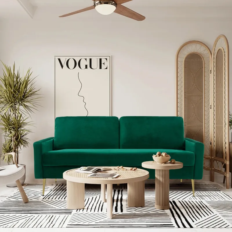 Intosh 69'' Velvet Sofa - Image 7