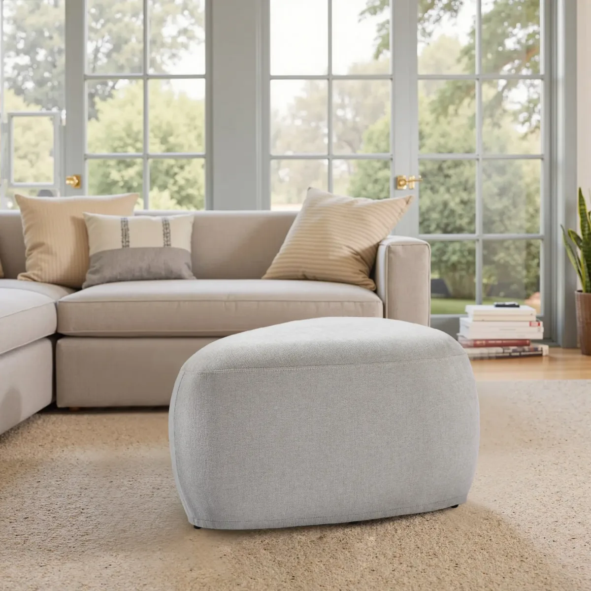 Adna Triangular Upholstered Ottoman - Image 14