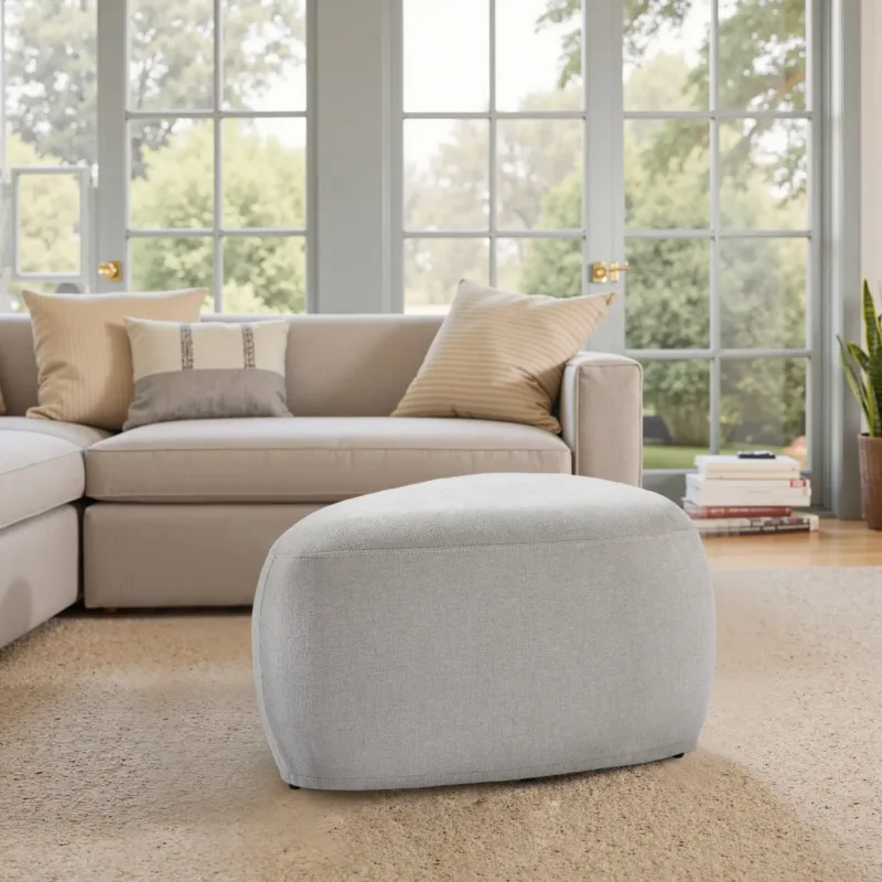 Adna Triangular Upholstered Ottoman - Image 14