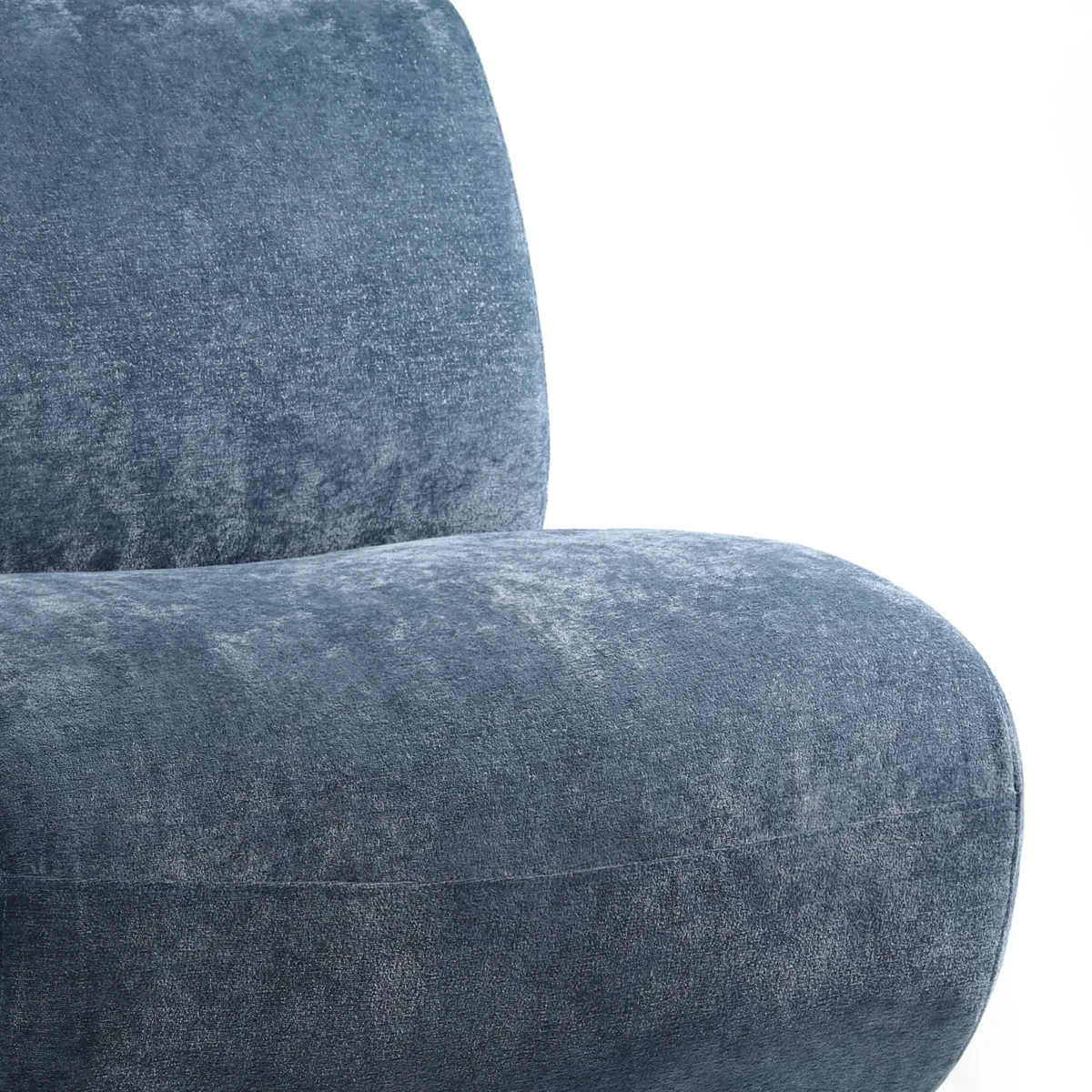 360 Swivel Upholstered Armless Leisure Chair - Image 10