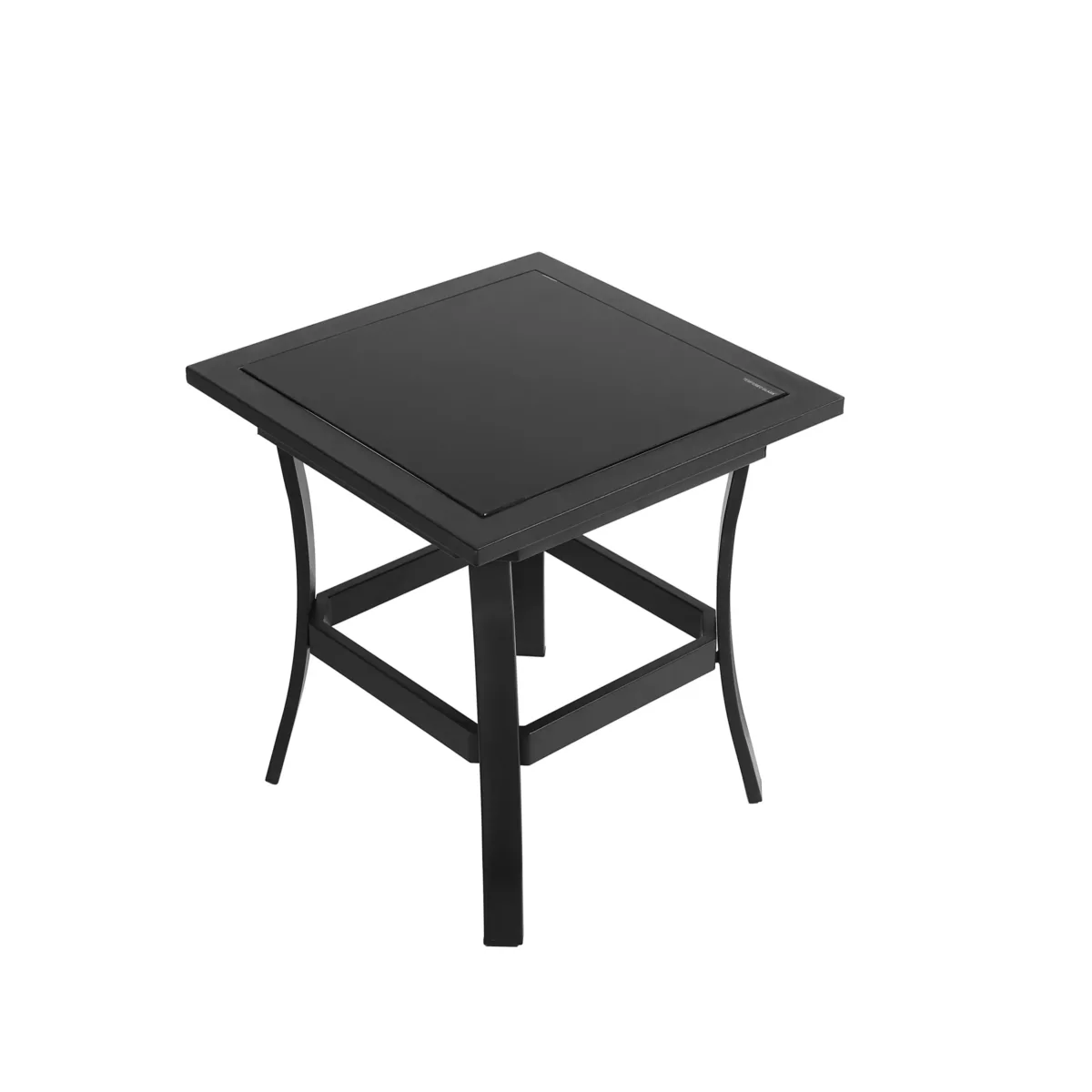 Outdoor Metal 7-Person Patio Set With Two Tables And Cushions - Image 11