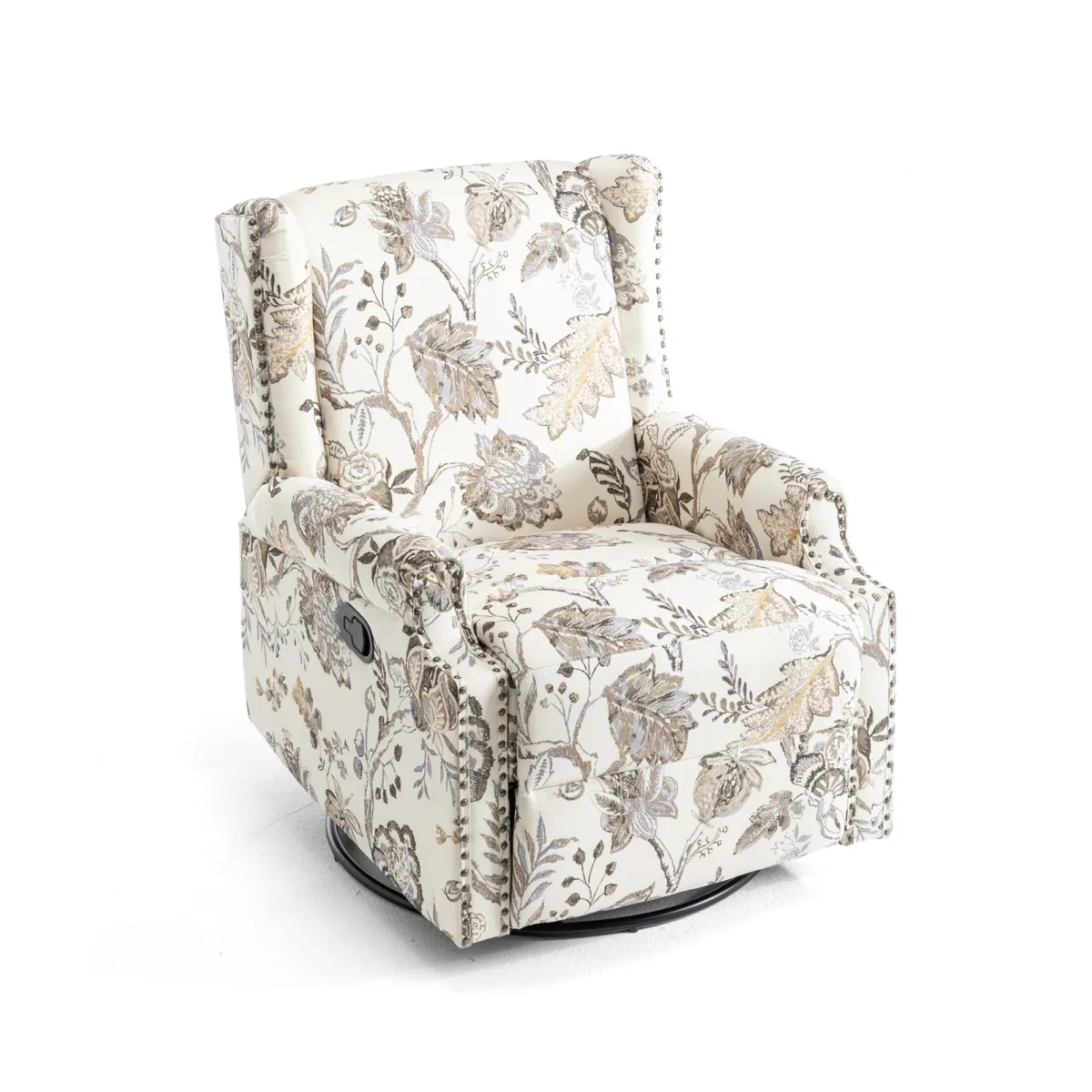 Upholstered Swivel Recliner - Image 6