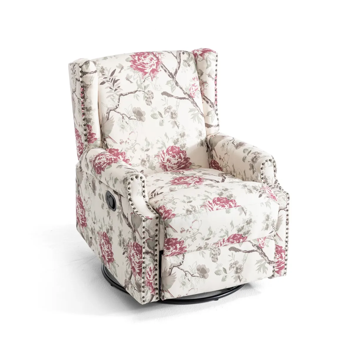 Upholstered Swivel Recliner - Image 7