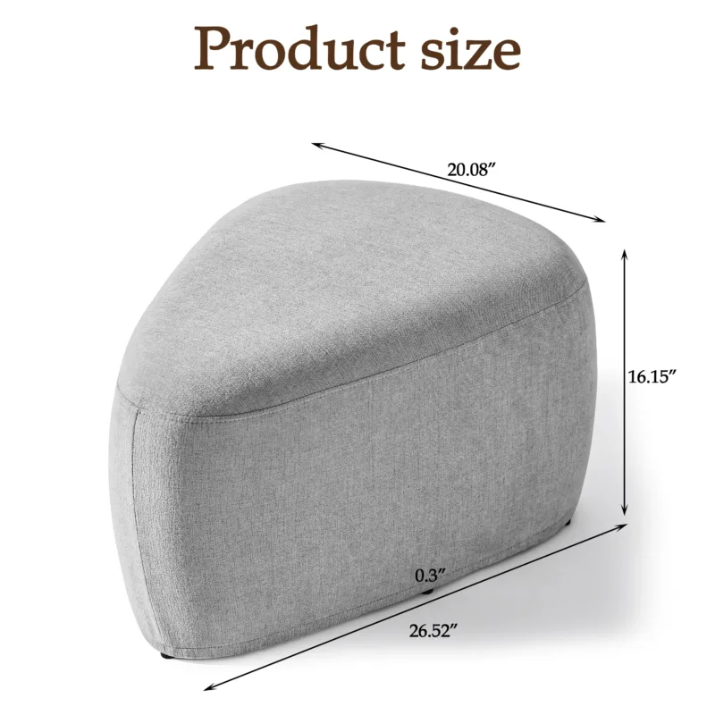 Adna Triangular Upholstered Ottoman (Set of 2) - Image 12