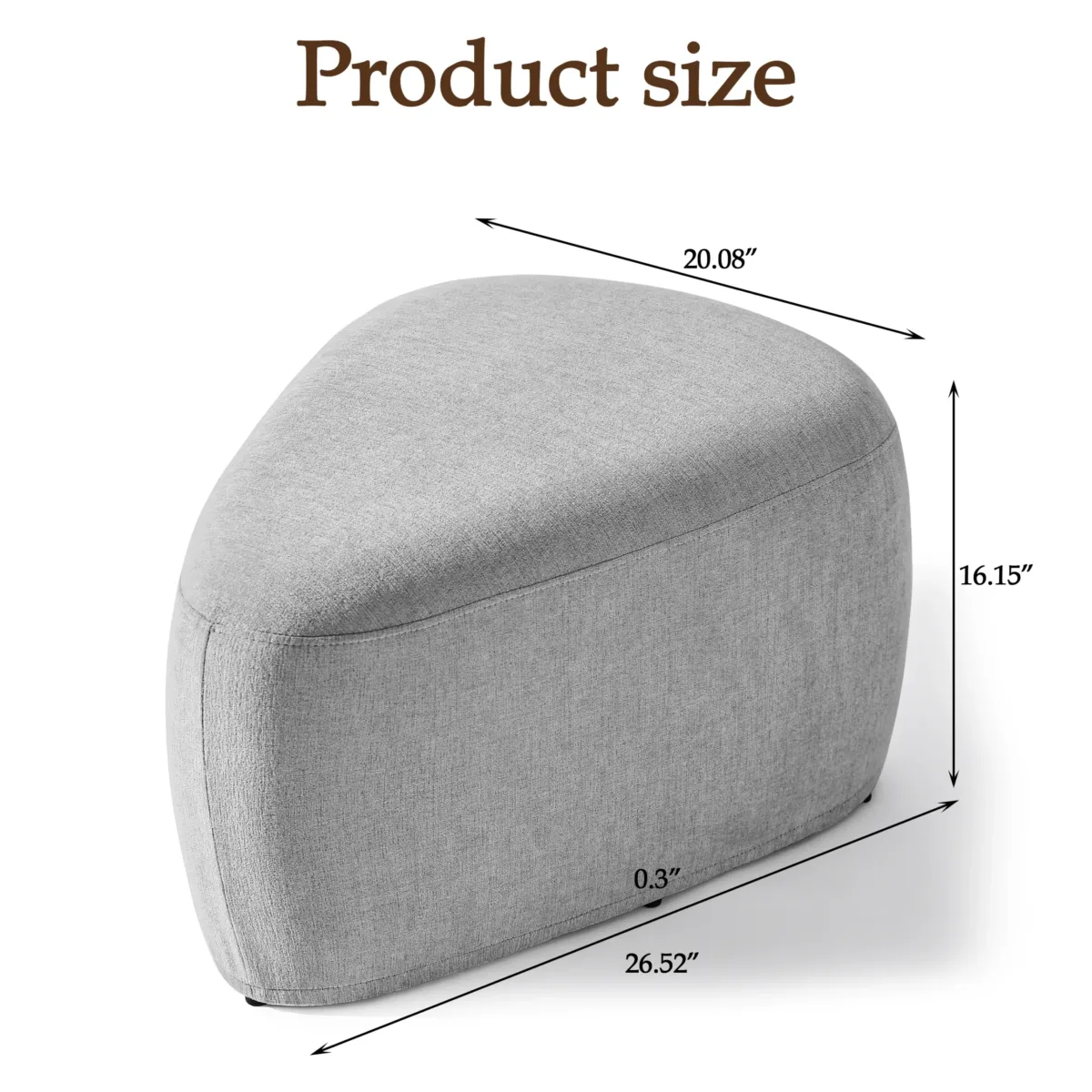 Adna Triangular Upholstered Ottoman (Set of 2) - Image 12