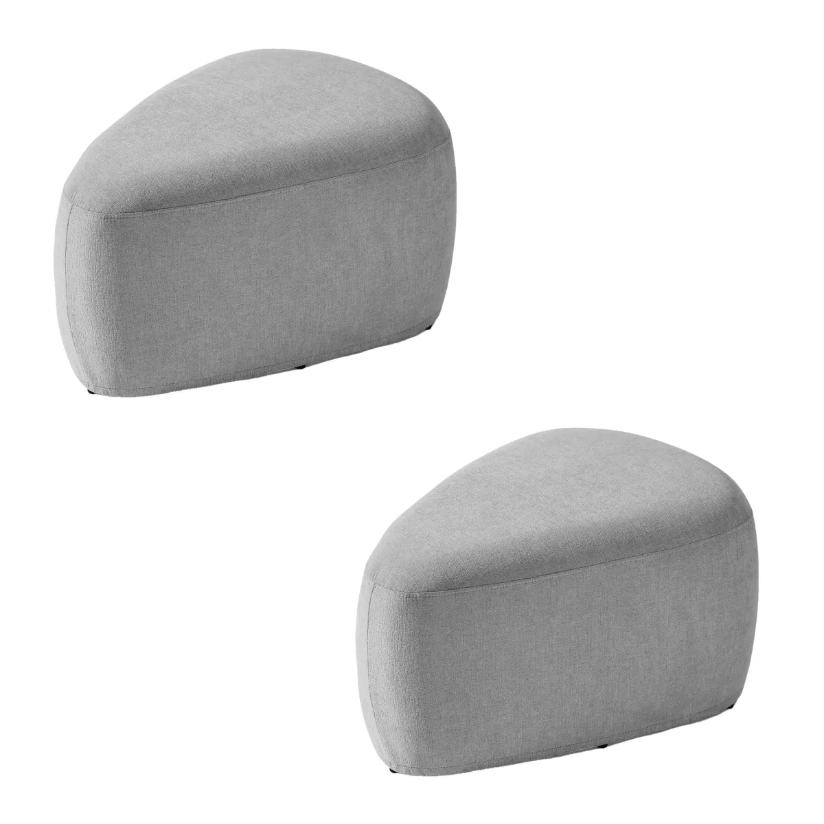 Adna Triangular Upholstered Ottoman (Set of 2) - Image 5