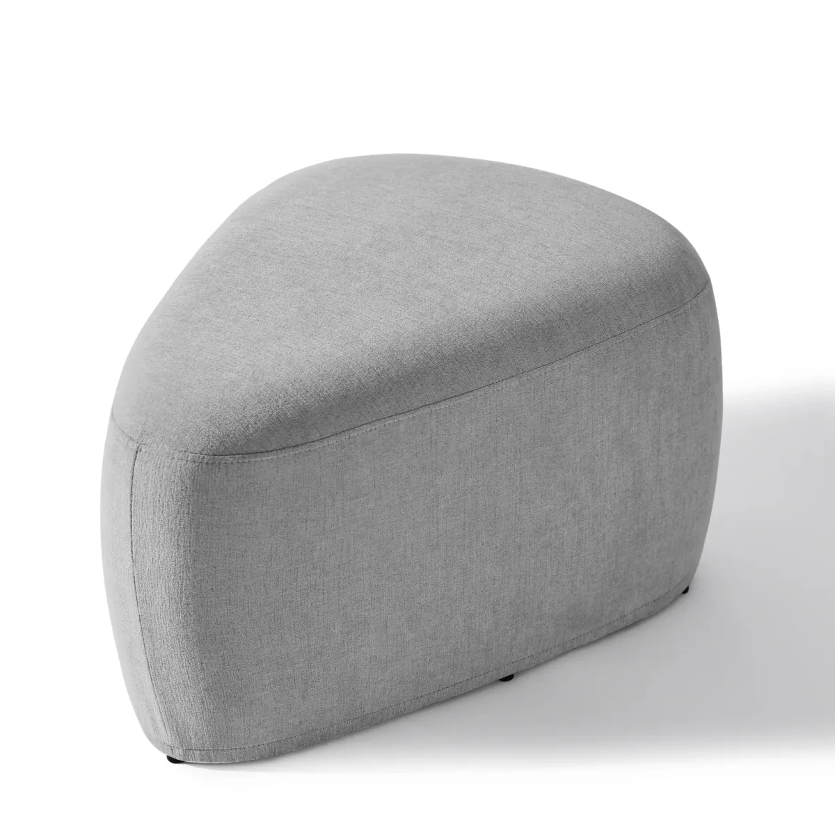 Adna Triangular Upholstered Ottoman - Image 2