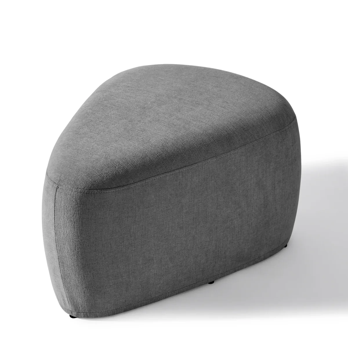 Adna Triangular Upholstered Ottoman - Image 5
