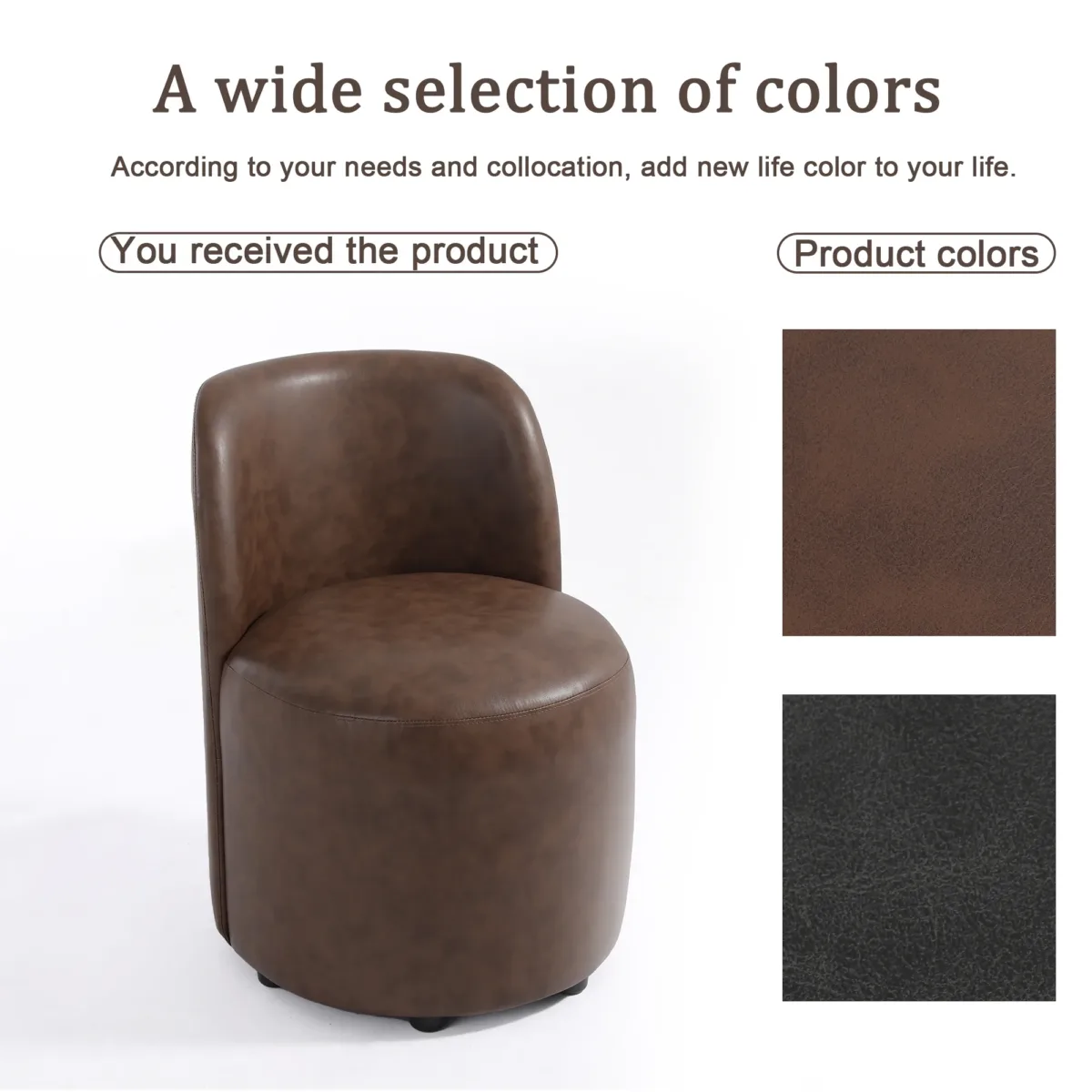 Minimalist Designed Barrel Dining Chair - Image 9