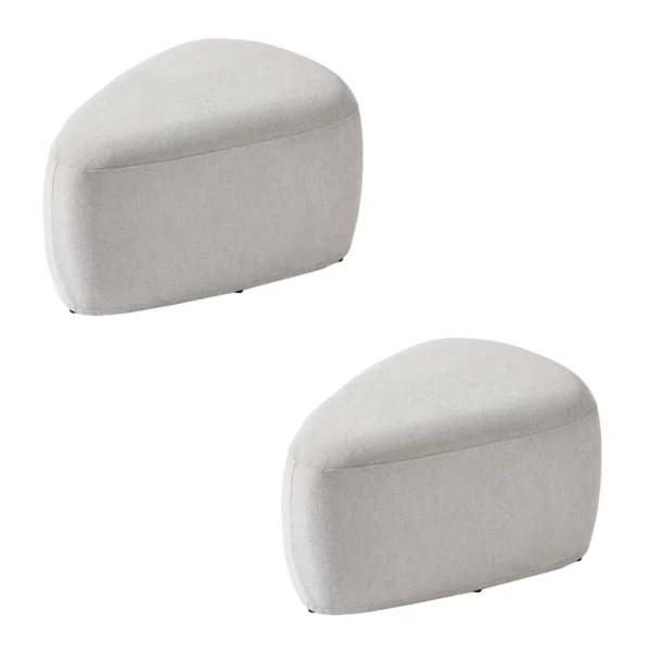 Dajauna Midcentury Modern Upholstered Metal Frame Arm Accent Chair (Set of 2)