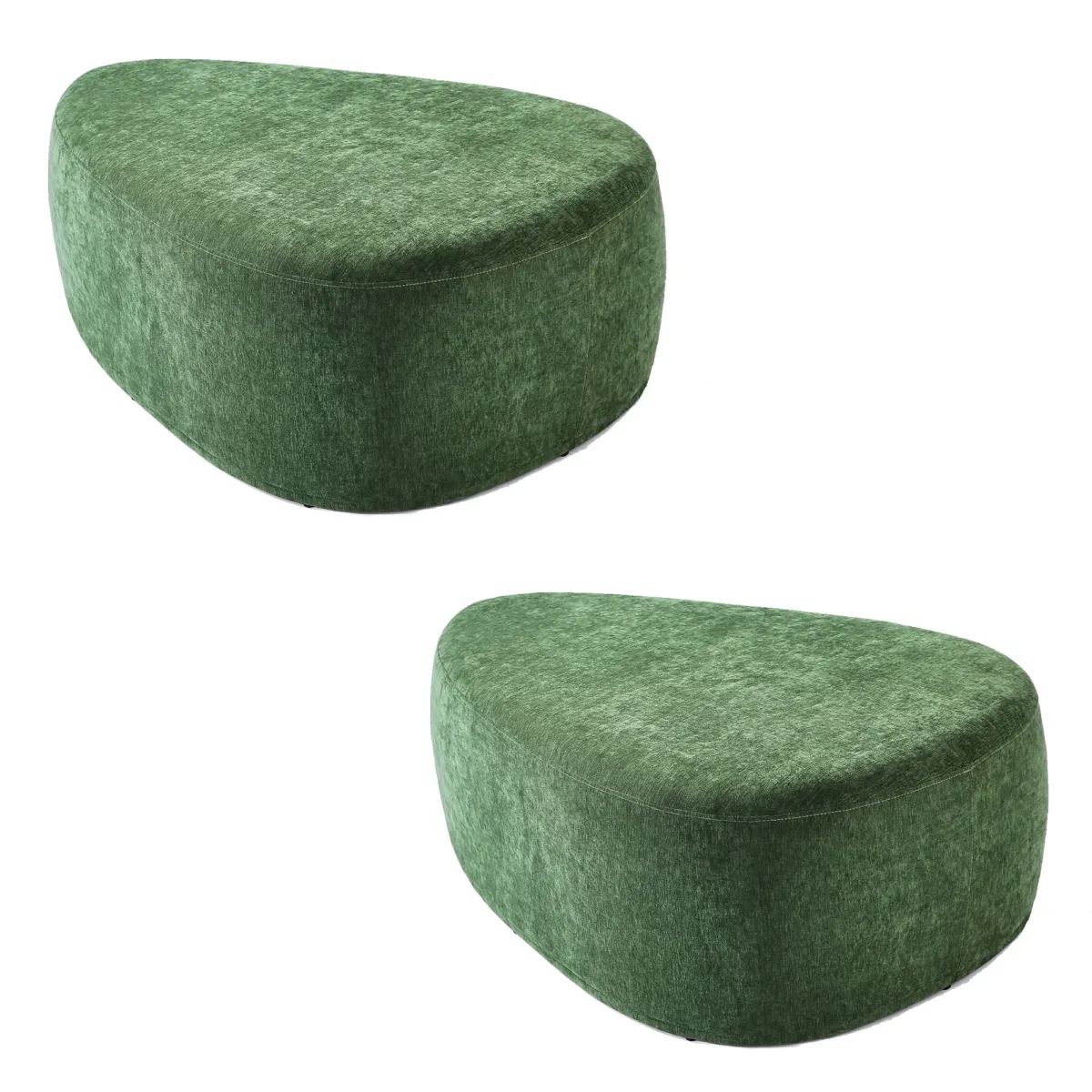 Adna Triangular Upholstered Ottoman (Set of 2) - Image 9