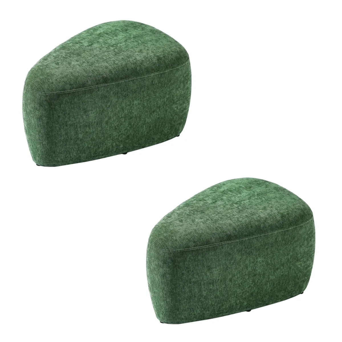 Adna Triangular Upholstered Ottoman (Set of 2) - Image 4