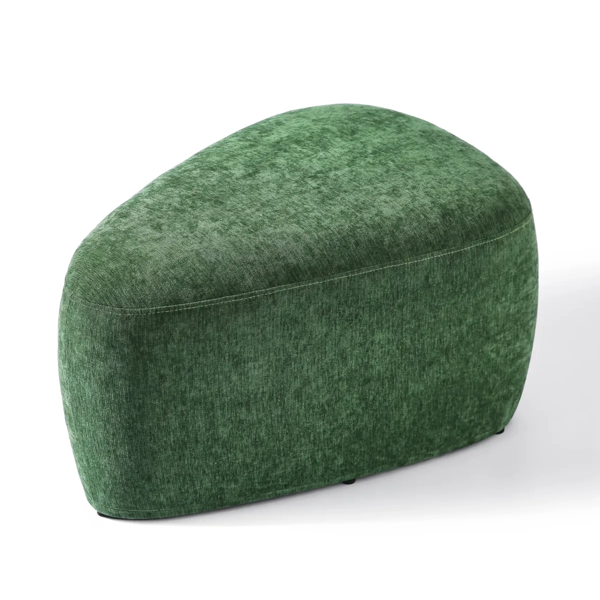 Adna Triangular Upholstered Ottoman - Image 3