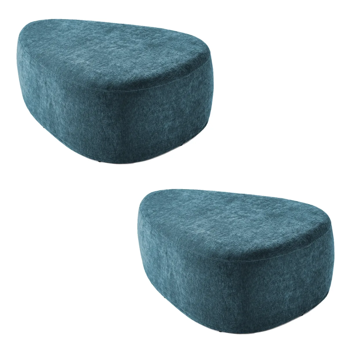 Adna Triangular Upholstered Ottoman (Set of 2) - Image 8