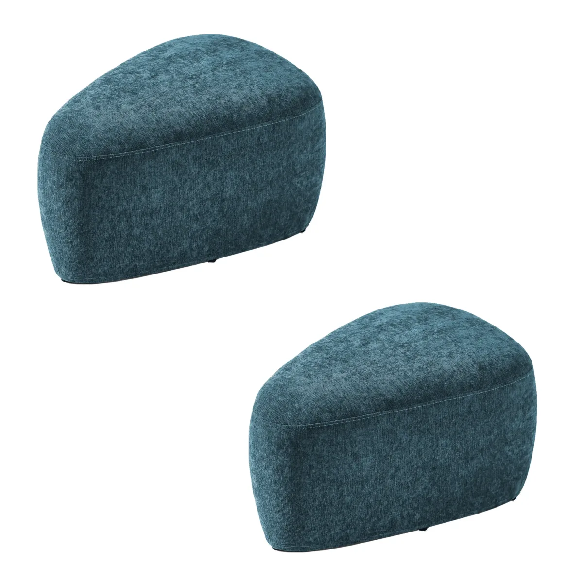 Adna Triangular Upholstered Ottoman (Set of 2) - Image 3