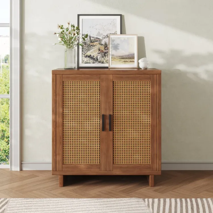 Uncover stylish storage solutions for your bedroom at Dreamsidea, from modern rattan cabinets to classic wooden dressers.