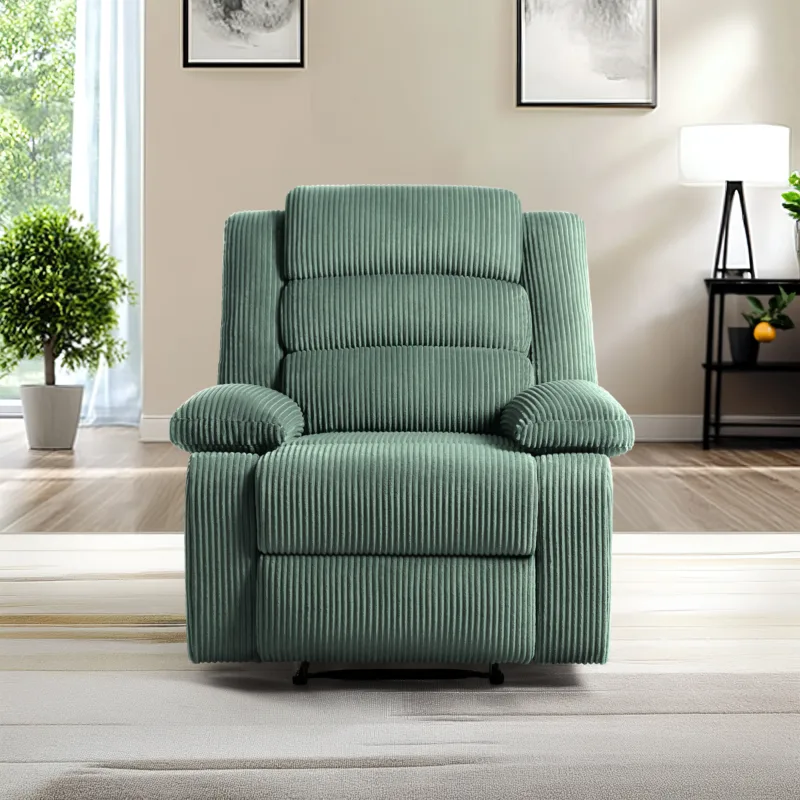 Faelor Modern Overstuffed Fabric Recliner - Image 6